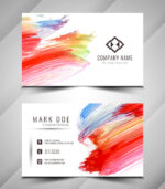 Premium Soft Touch Black Business Card - Image 2