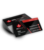 Premium Soft Touch Black Business Card - Image 3